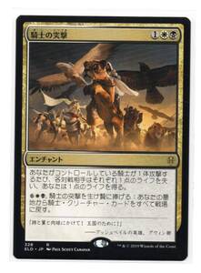 即決　MTG　騎士の突撃　日本語　エルドレインの王権