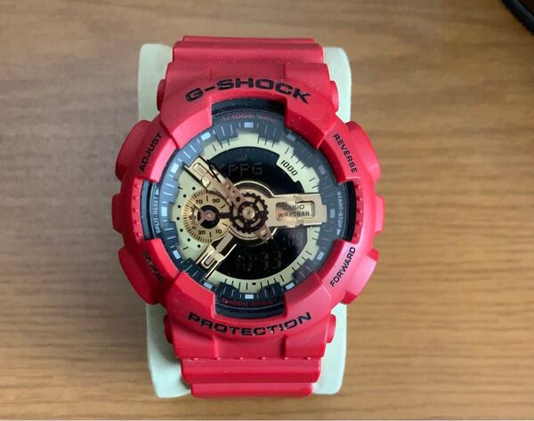 CASIO G-SHOCK レッド系 アナデジ