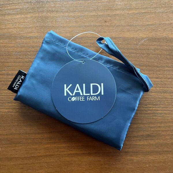KALDI エコバッグ クラシックブルー