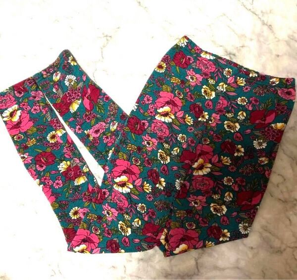 レトロ可愛い スパッツ レギンス free size