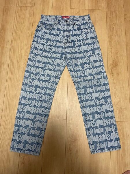 Supreme Fat Tip Jacquard Regular Jean