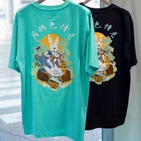 【沖縄限定】 新作 FR2月桃 Mサイズ ターコイズブルー 刺繍 fr2 FR2