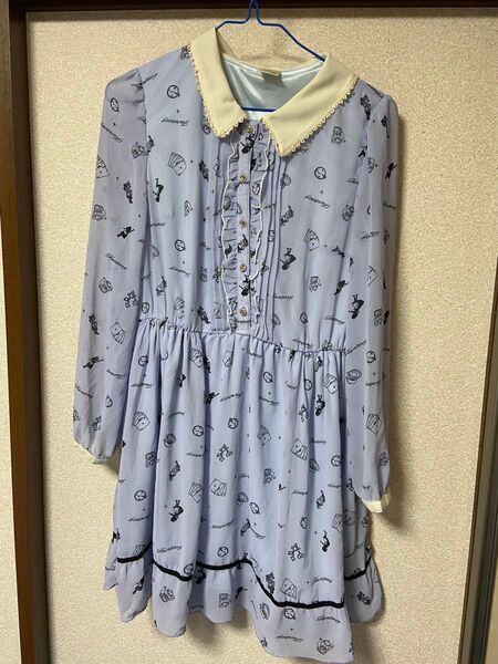 アロー アリス柄 ワンピース メルヘン