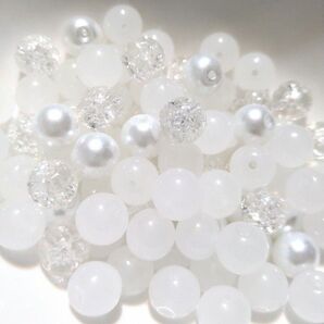 8mmガラスビーズミックス 100ml