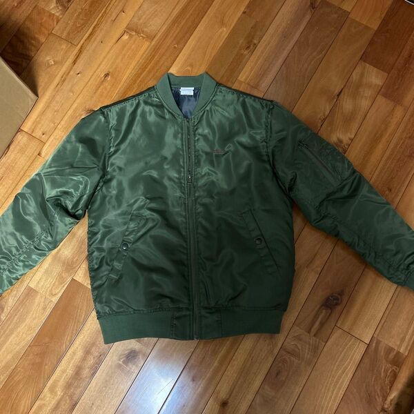 完売!! エバーグリーン B-TRUE MA-1タイプジャケット ブルゾン ジップアップ