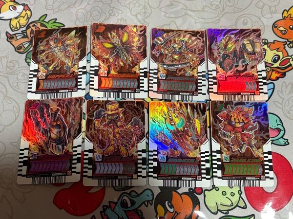 送料無料 ライドケミートレカ PHASE:04 SR 8枚セット 036-042 仮面ライダーガッチャード デイブレイク
