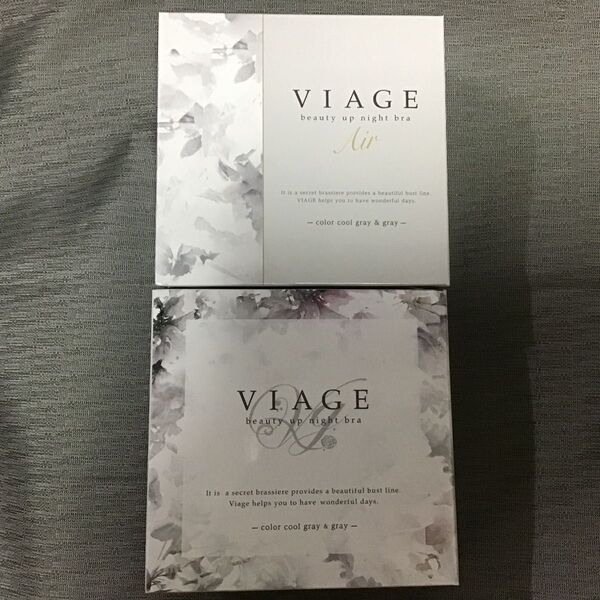 クールグレー×グレー VIAGE Air と ヴィアージュビューティーアップナイトブラ