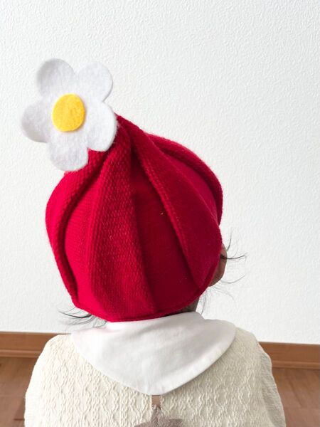 どんぐり帽子 子ども ベビー ニット ピクミン