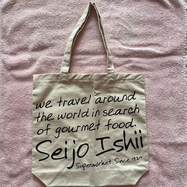 成城石井 ショッピングバッグ(縦35×横33×底マチ幅10cm)トートバッグ 肩掛け おしゃれ SeijoIshii
