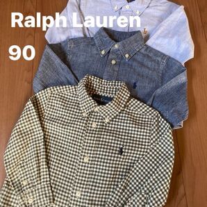 ラルフローレン キッズ シャツ 90 3着セット