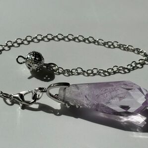 ラベンダーアメジスト ペンデュラム 虹入り