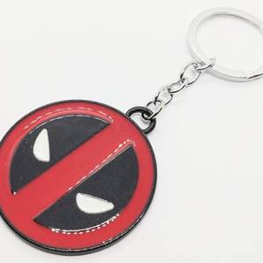 送料無料 デッドプール アメコミ サークル 怒 キーリング キーホルダー アメリカン雑貨 スマアク