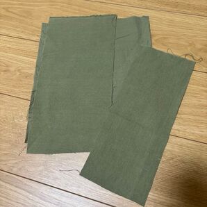 綿麻キャンバス カーキ