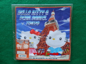 ハローキティ 東京限定 タワー ハンド プチタオル 2004年 KT14