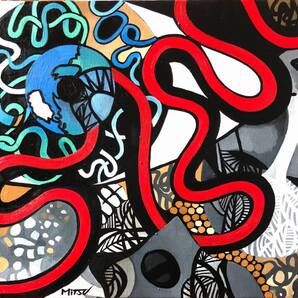 油彩/油絵 『女と男』Mitsuyo F10号 額装 ☆送料無料☆【真作】