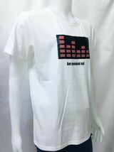 1円！メンズクルーネックTシャツ トップス tシャツ 丸首Tシャツ スパンコールリズム スパンコール飾り 白 L 00162_画像9