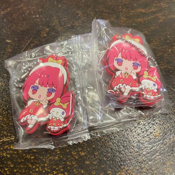 【クーポン使用可能】推しの子×サンリオ スペシャルラバーマスコット 有馬かな×2 マイメロ