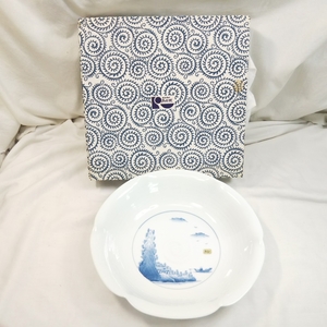 Art hand Auction ★Long-term storage item★Arita ware★Hand-painted★Diameter is about 30cm★★, Japanese tableware, pot, large bowl