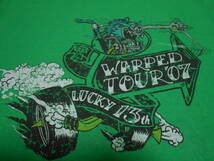 ２００７年製 VANS WARPED TOUR Tシャツオールドスケート オールドサーフ スケートボード OLDSCHOOL SKATEBOARD HOTROD PUNK ROCK BMX_画像7