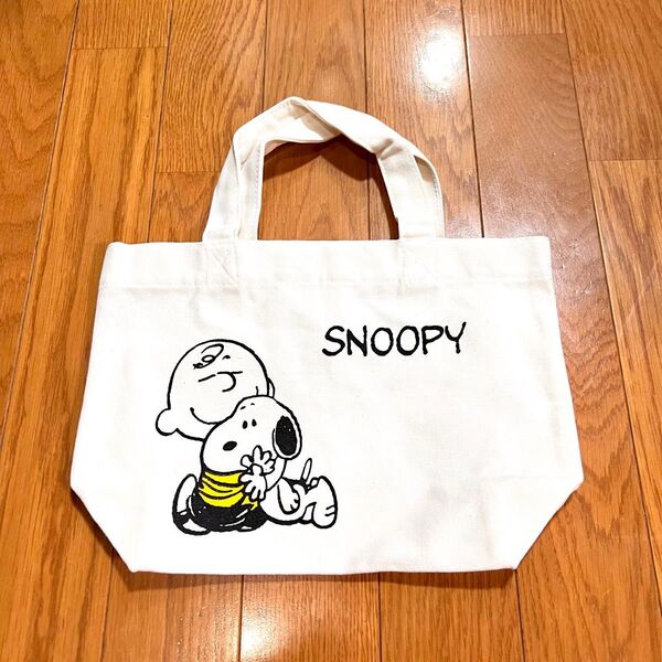 【新品】SNOOPY 両面プリント ミニトートバッグ