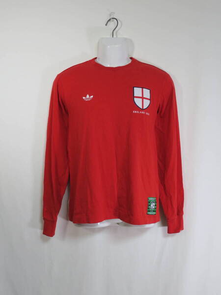 アディダスオリジナルス イングランド 長袖 Tシャツ S ADIDAS England サッカー