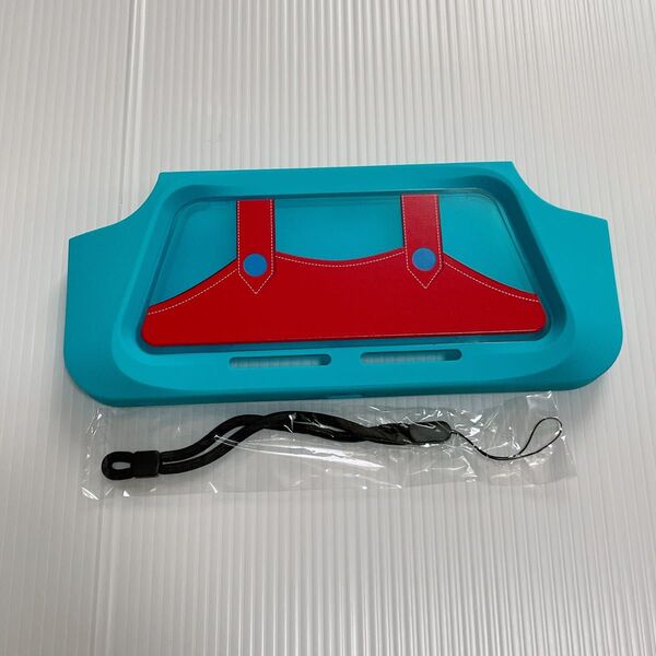 ニンテンドースイッチ カバー Switch 厚手 ブルー かわいい ケース 保護 背面デザイン 落下防止 衝撃吸収
