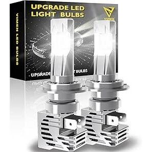 【未使用未開封】VIMEN 車用 LED ヘッドライト H7 車検対応 一体型 H7 LED バルブ 6500K (2個入)
