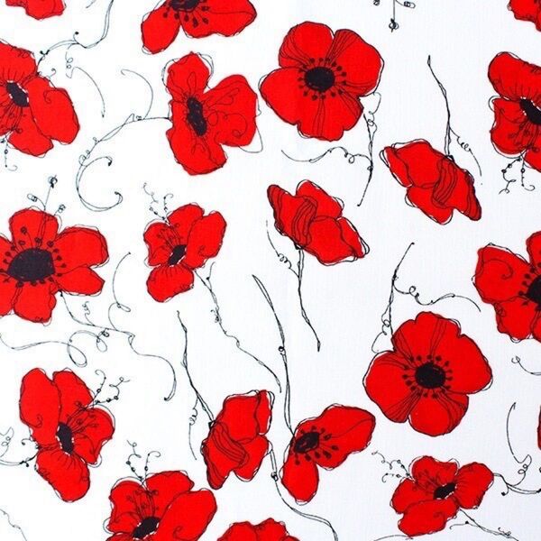 ロラライハリス生地 Poppies 110×45