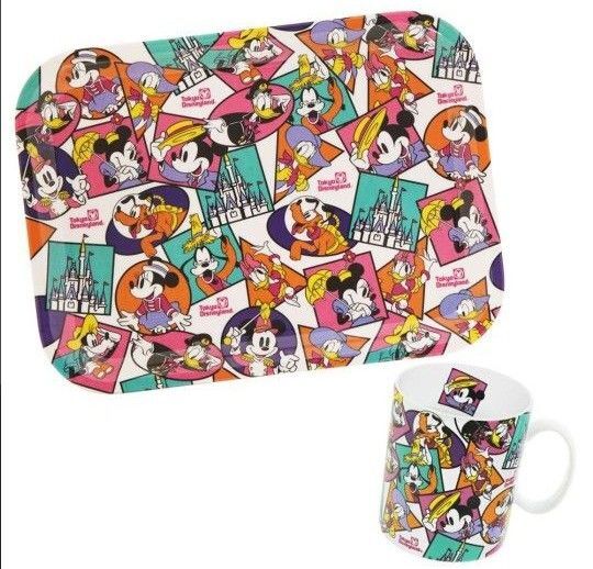 Disney ディズニー 40周年 Make Your Favorite トレー マグカップ セット ミッキーアンドフレンズ