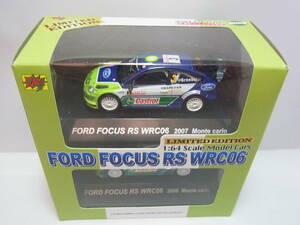CM's 1/64 ラリーカーコレクション FORD FOCUS RS WRC06 2006#4 2007#3 Monte Carlo フォード フォーカス