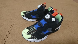 * Reebok Reebok pump Fury pumpfunny records out of production color rare 26.5cm beautiful goods *