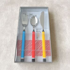 PINTINOX 【日本未販売】鉛筆デザイン 子供用カトラリー イタリアブランド えんぴつ フォーク スプーン ギフト