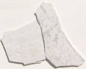 【 天然石 】 アルビノホワイト 乱形 [10ケース一括販売 5㎡分]