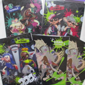 スプラトゥーン3 クリアファイル 全4種+1 合計5点セット サントリー