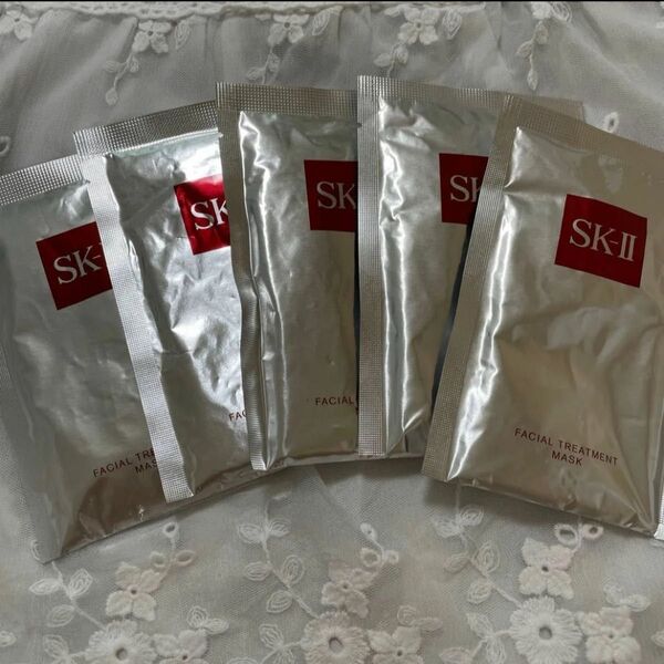 SKII エスケーツー フェイシャル トリートメントマスク パック 5枚 ホワイトニングソースダームリバイバルマスク2枚