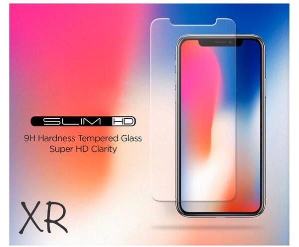 【2枚組】iPhone XR 強化ガラスフィルム 硬度9H