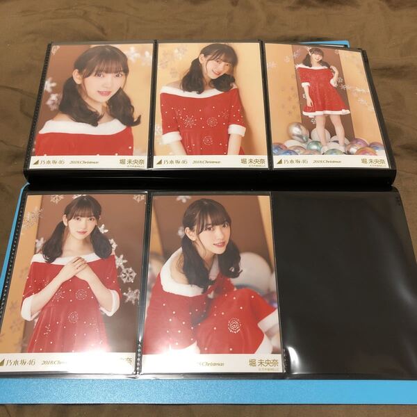 乃木坂46 生写真 堀未央奈 クリスマス 2018