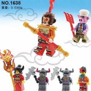 レゴ風 モンキーキッド6本セット