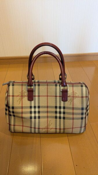 バーバリー ノバチェック ミニボストンバッグ BURBERRY