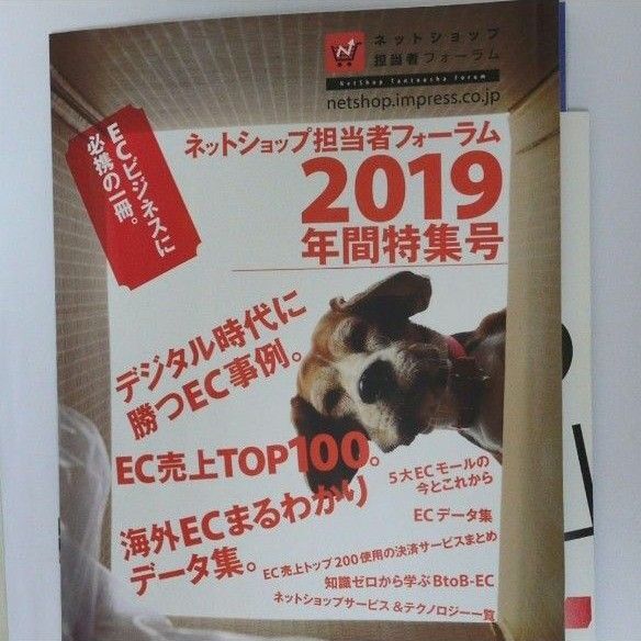 【訳あり】ビジネス冊子 ネット担当者フォーラム2019 付録冊子付き