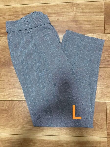 【セール中】テーパードパンツ グレンチェック