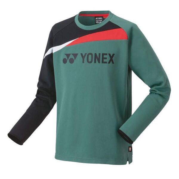 ヨネックス 31051 ユニライトトレーナー グレイッシュグリーン 新品 YONEX