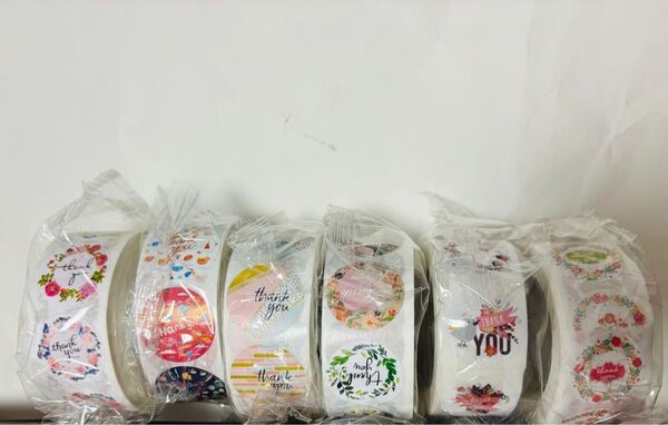 6巻セット☆サンキューシール ありがとう シール
