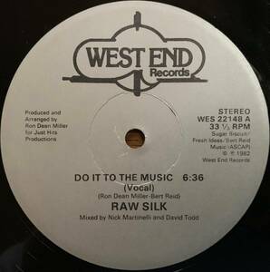 82'disco・club / do it to the music / raw silk