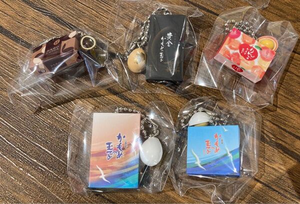 かもめの玉子ミニチュアチャームコレクション 全5種セット ガチャ