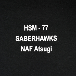 HSM-77 SABERHAWKS NAF Atsugi Tシャツ Sサイズの画像4