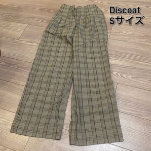 Discort チェックパンツ