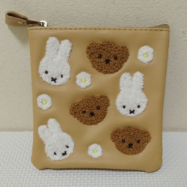 ミッフィー スクエアポーチ miffy