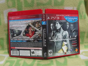 ◇送料込◇【HEAVY RAIN】(ヘビーレイン-北米版) PS3/プレイステーション3 -S037
