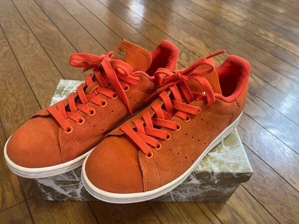 アディダススタンスミス adidas Stan Smith オレンジ スエード